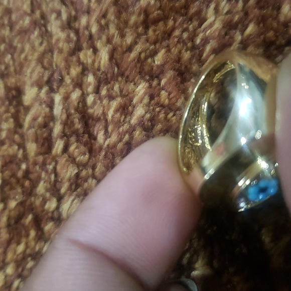 1 x Zircon Gold Eye Ring Women Ring Party Jewelry Gift Size 5.5 - Picture 4 of 9